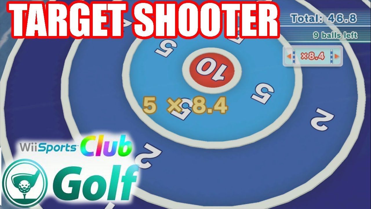 New Wii Sports Club Golf - Skill Shaper - Target Shooter
