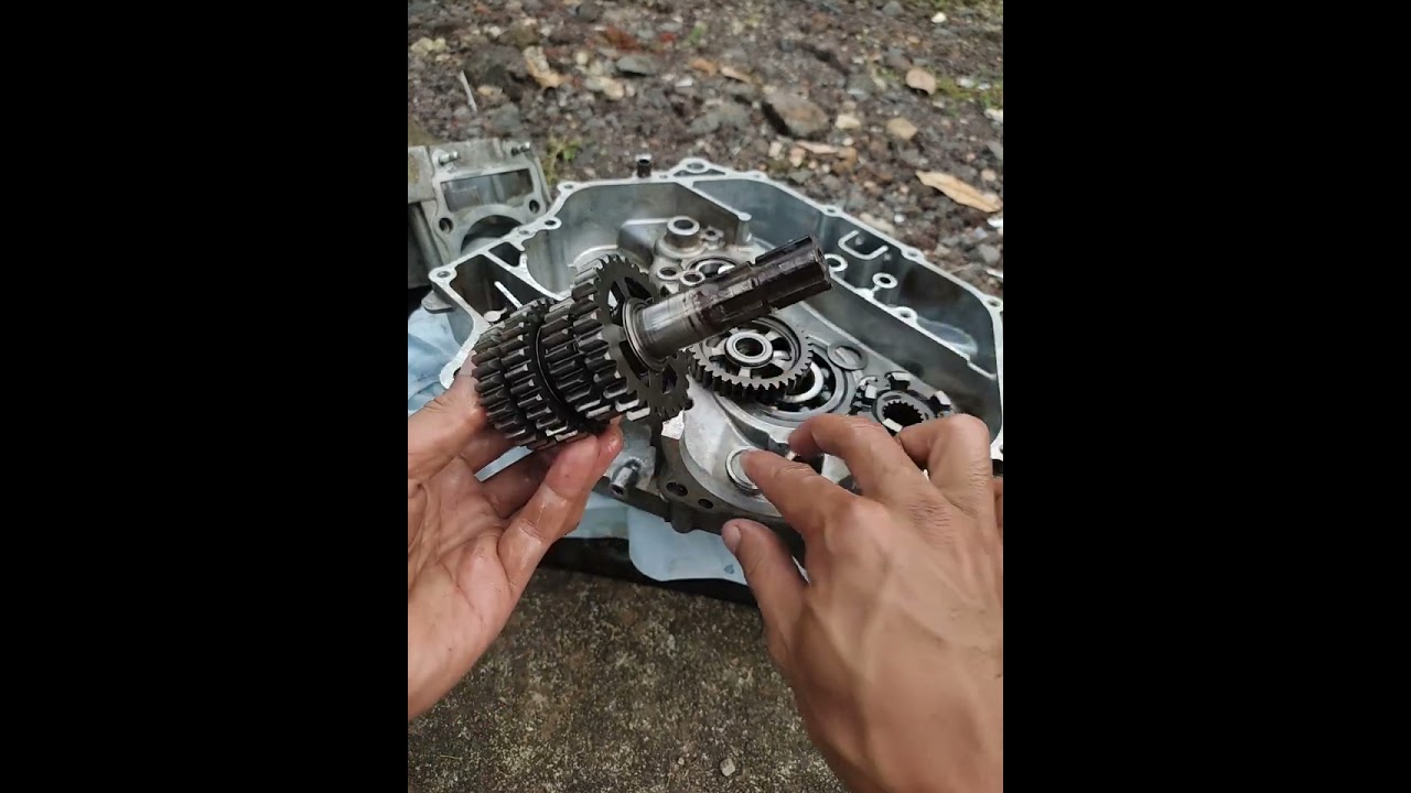 Cara pemasangan bagian rasio motor gsx atau fu injeksi