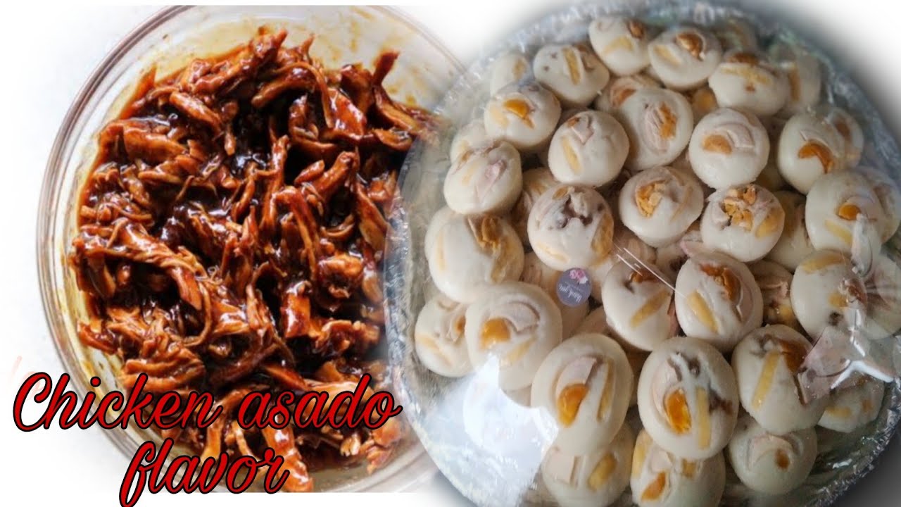 Puto pao chicken asado flavor