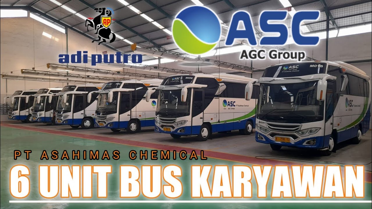 BIKIN HEBOH ‼️ RILIS 6 UNIT BUS KARYAWAN ASC GROUP BY TALI JAYA CILEGON DARI KAROSERI ADIPUTRO