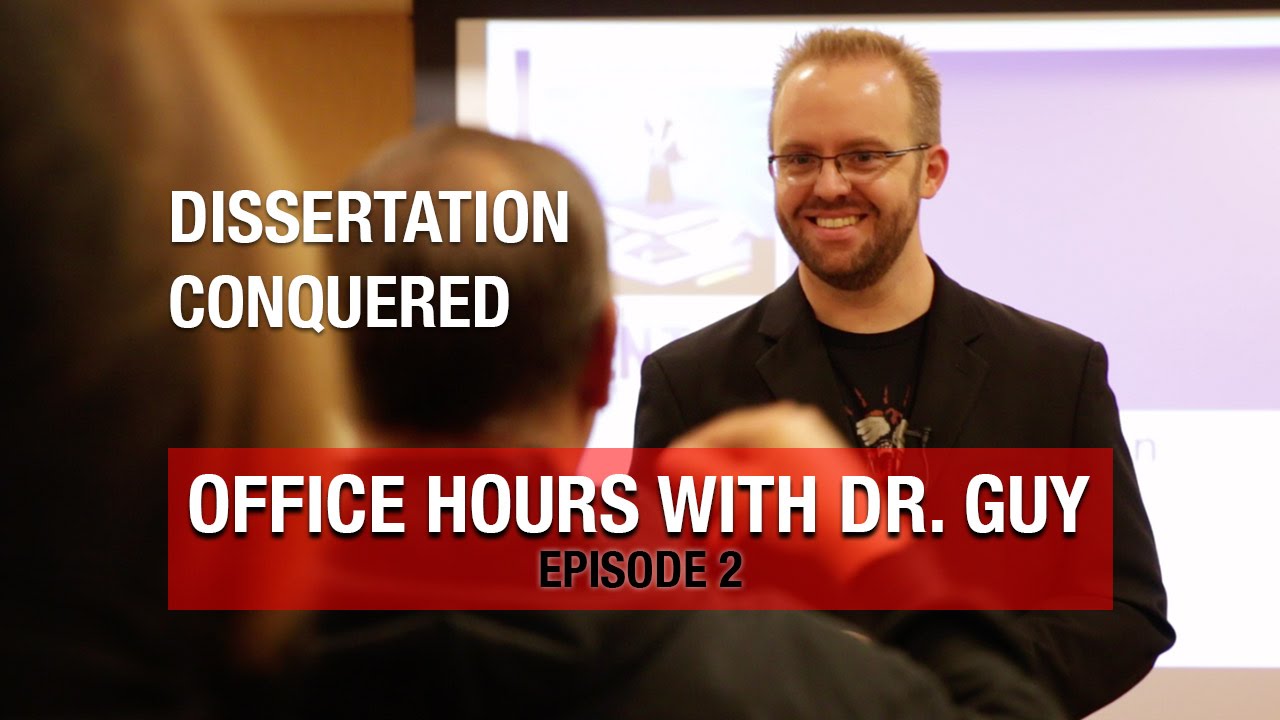 Office Hours with Dr. Guy: Episode 2 - Ch 1, Lit Review, ABD