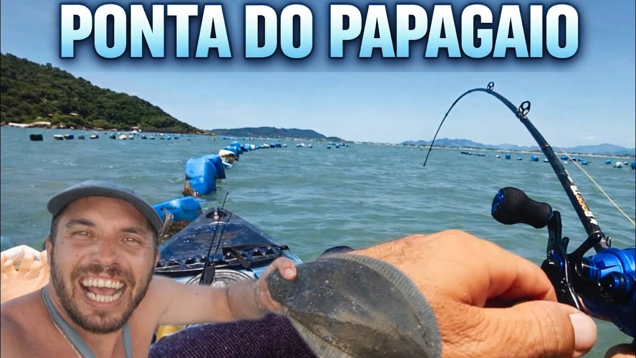 PESCARIA INSANA DE CAIAQUE NA PONTA DO PAPAGAIO! 🎣🔥