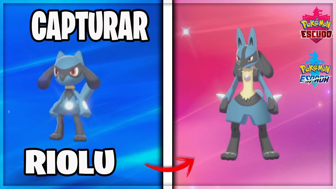 como CAPTURAR a RIOLU SALVAJE y evolucionar a LUCARIO *TRUCO* en POKEMON ESPADA & ESCUDO