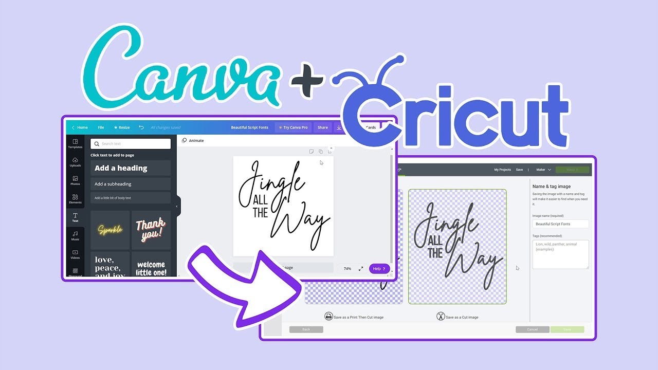 🤓 How to Use Canva for Cricut Design Space