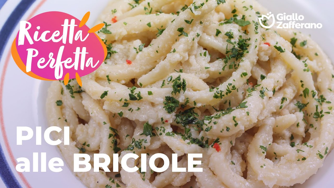 PICI alle BRICIOLE 🍝🥖 la RICETTA PERFETTA della TRADIZIONE❤️😋