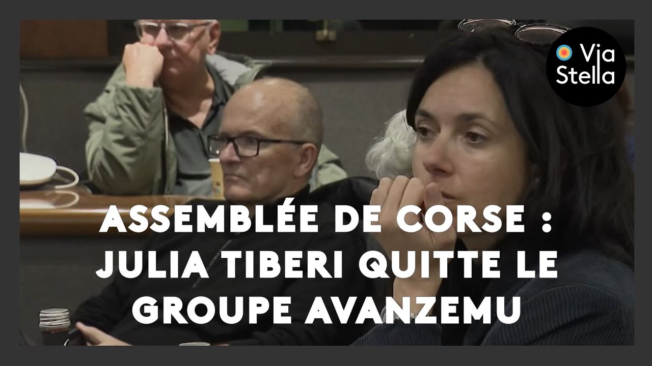 Assemblée de Corse : Julia Tiberi quitte le groupe Avanzemu
