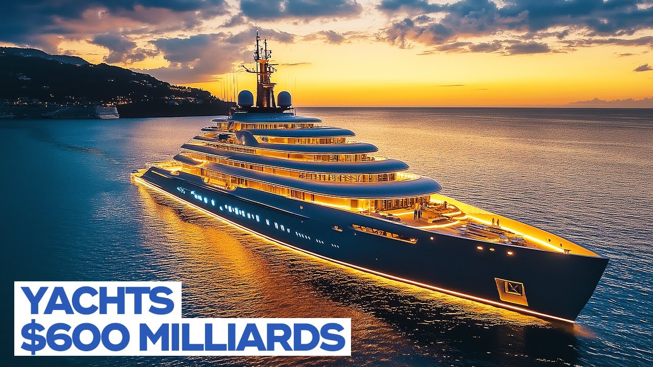 À Bord des Yachts à $2,000,000,000: les Plus Chers au Monde