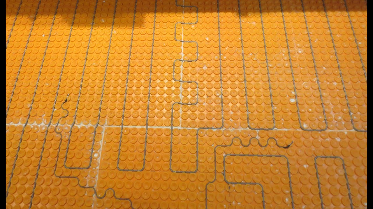 Ditra Heat, electric floor heat  how to install it start to finish