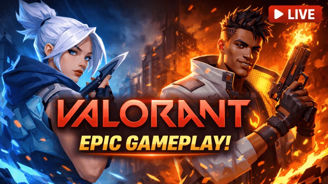 Just Raw Valorant Skills & Team Play LIVE