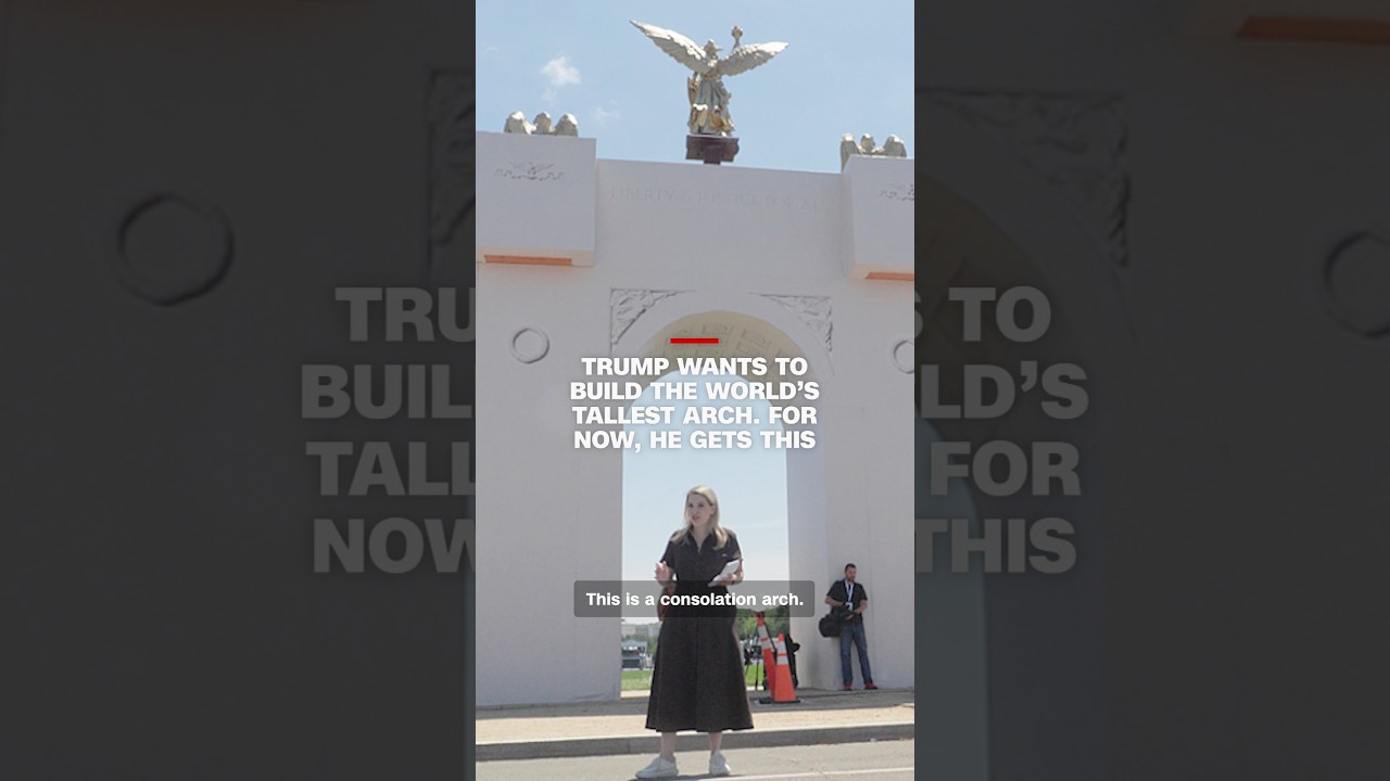 Trump wants to build the world&rsquo;s tallest arch. For now, he gets this