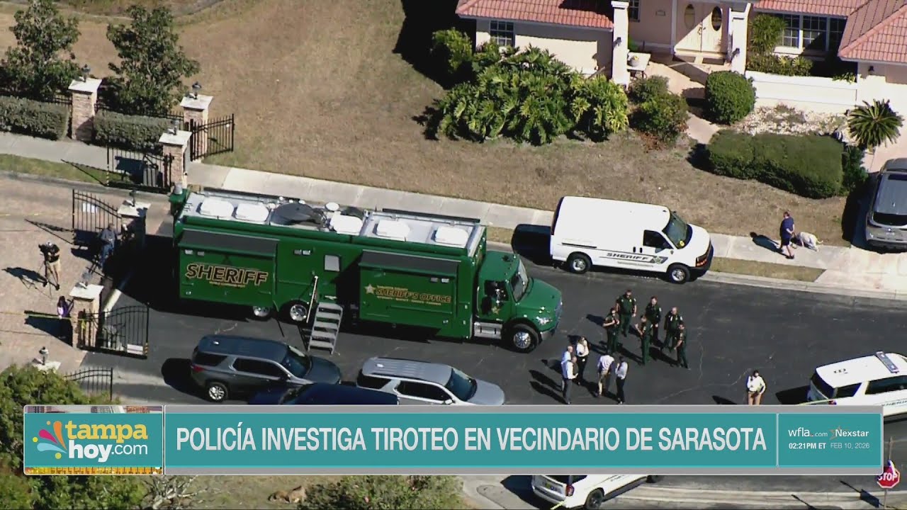 Autoridades investigan incidente armado en Sarasota