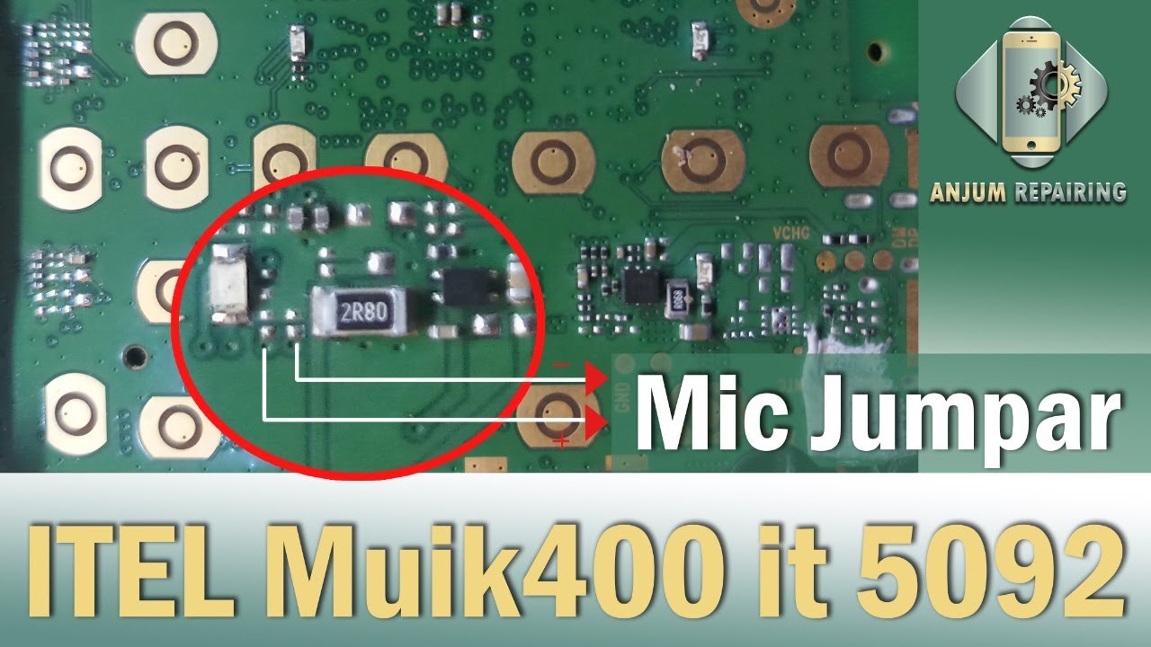 itel Muzik 400 it5092 mic ways & All Itel Mic Solution Make Jampar  it5092 #ANJUMREPAIRING