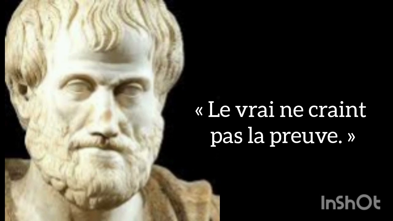 Les principes de la logique Aristote  .#aristote #logique