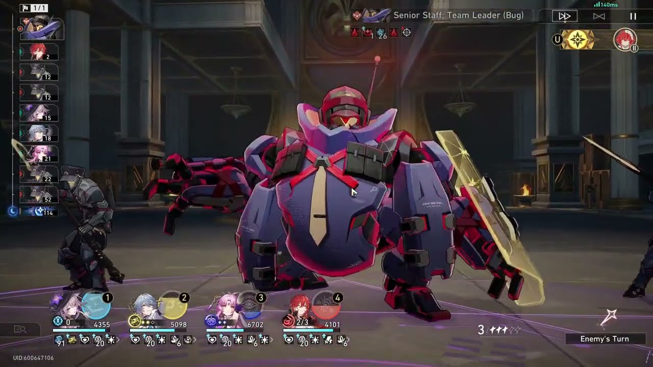 [HSR] DU: Protean Hero X6 - Run 3: E0 Therta (S5 TIAPD)