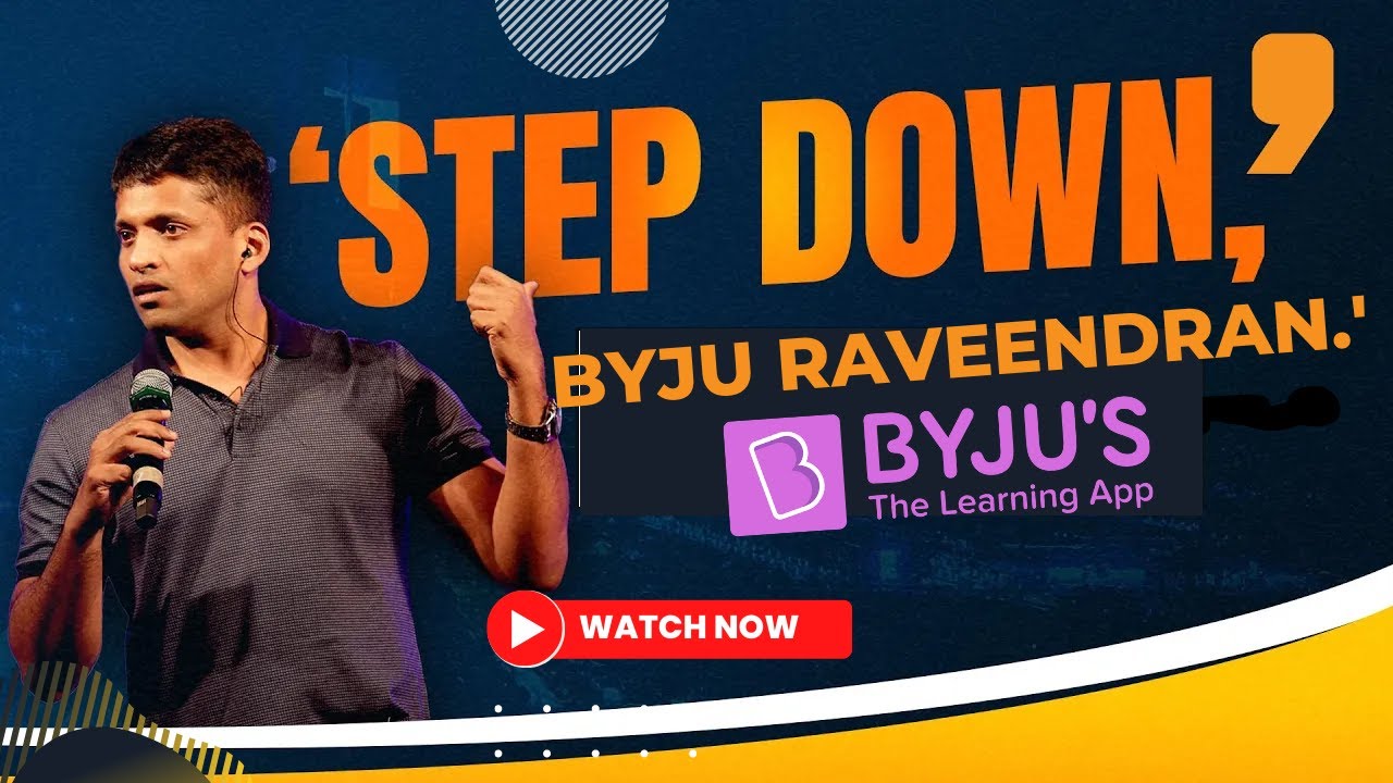 Byju Raveendran Under Shareholder Pressure To Step Down From CEO Position | Business News