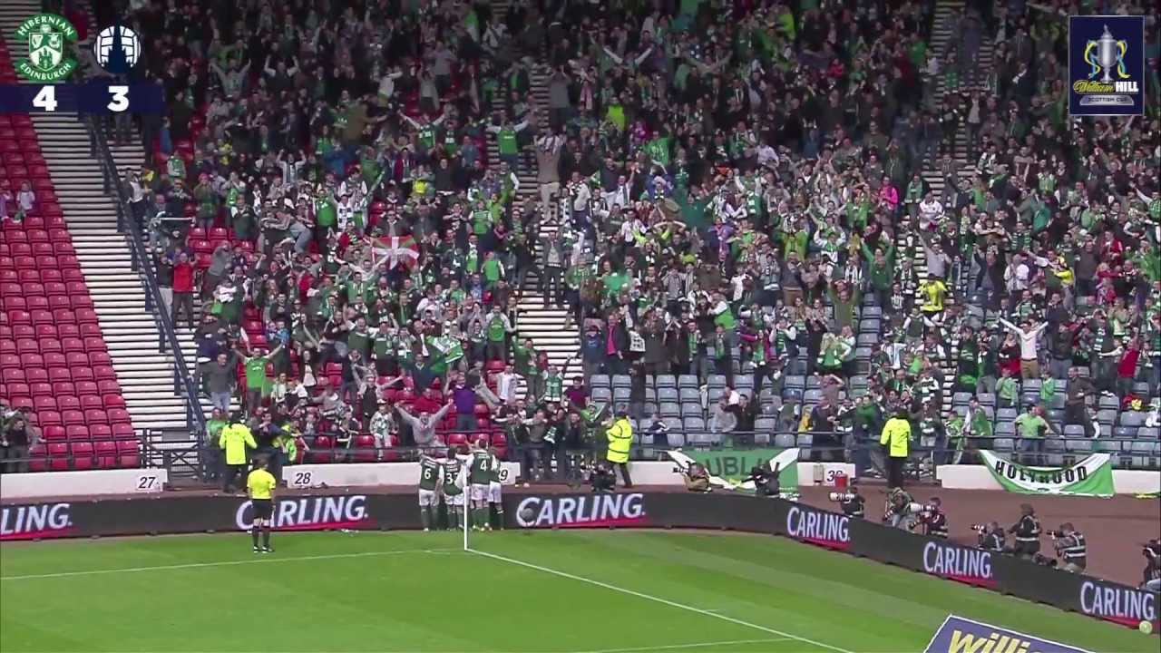 Hibernian 4-3 Falkirk  / GOALS ( Scottish Cup Semi Final 2013 )
