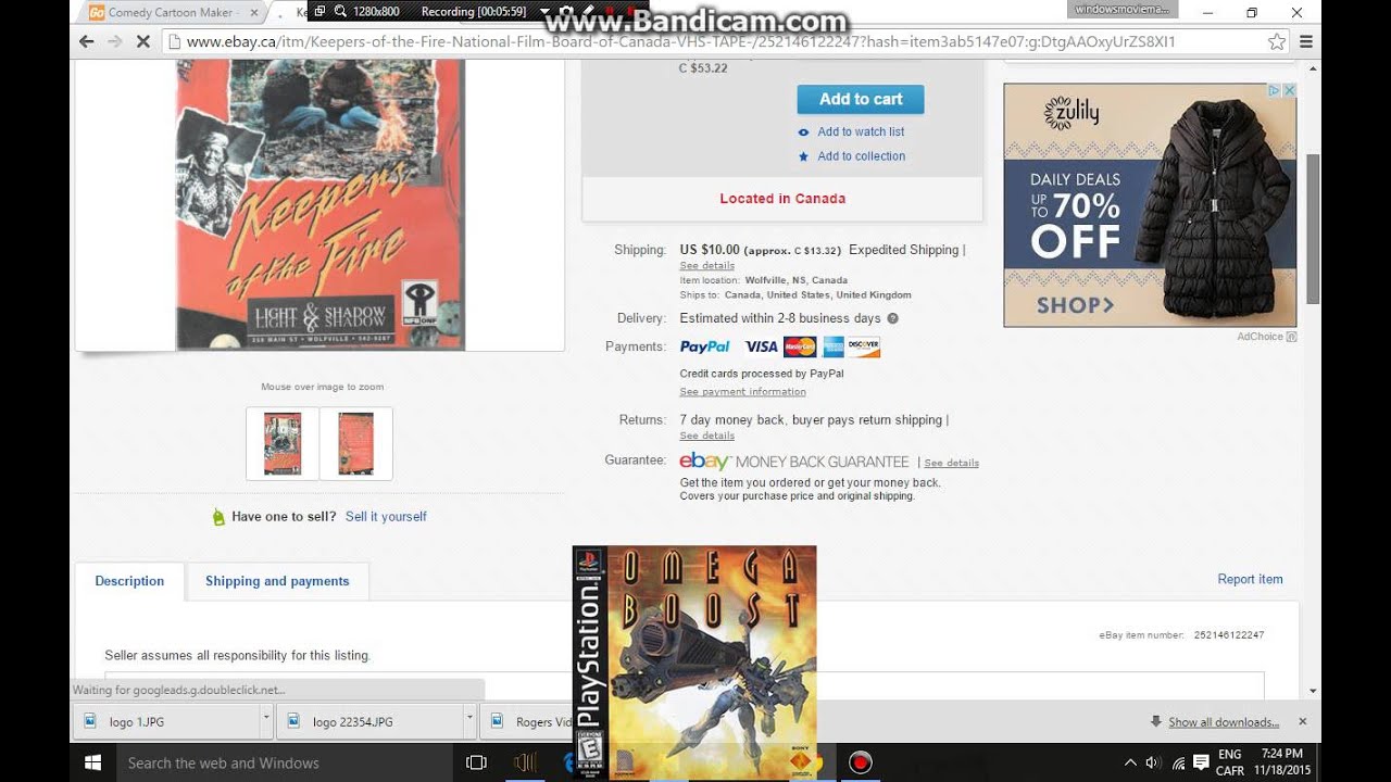 checking VHS tapes on Ebay (Part 1)