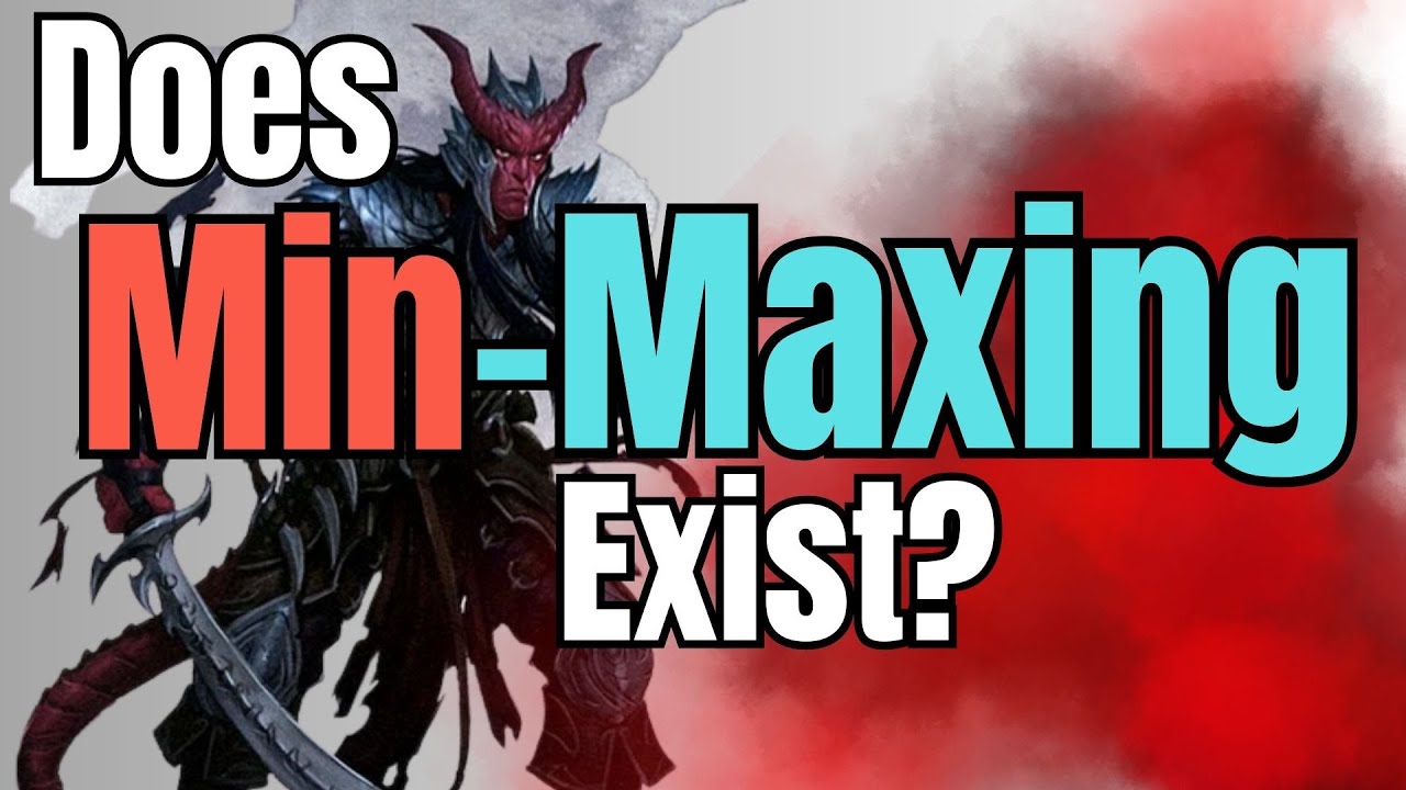 I Hate 'Min-Maxing'