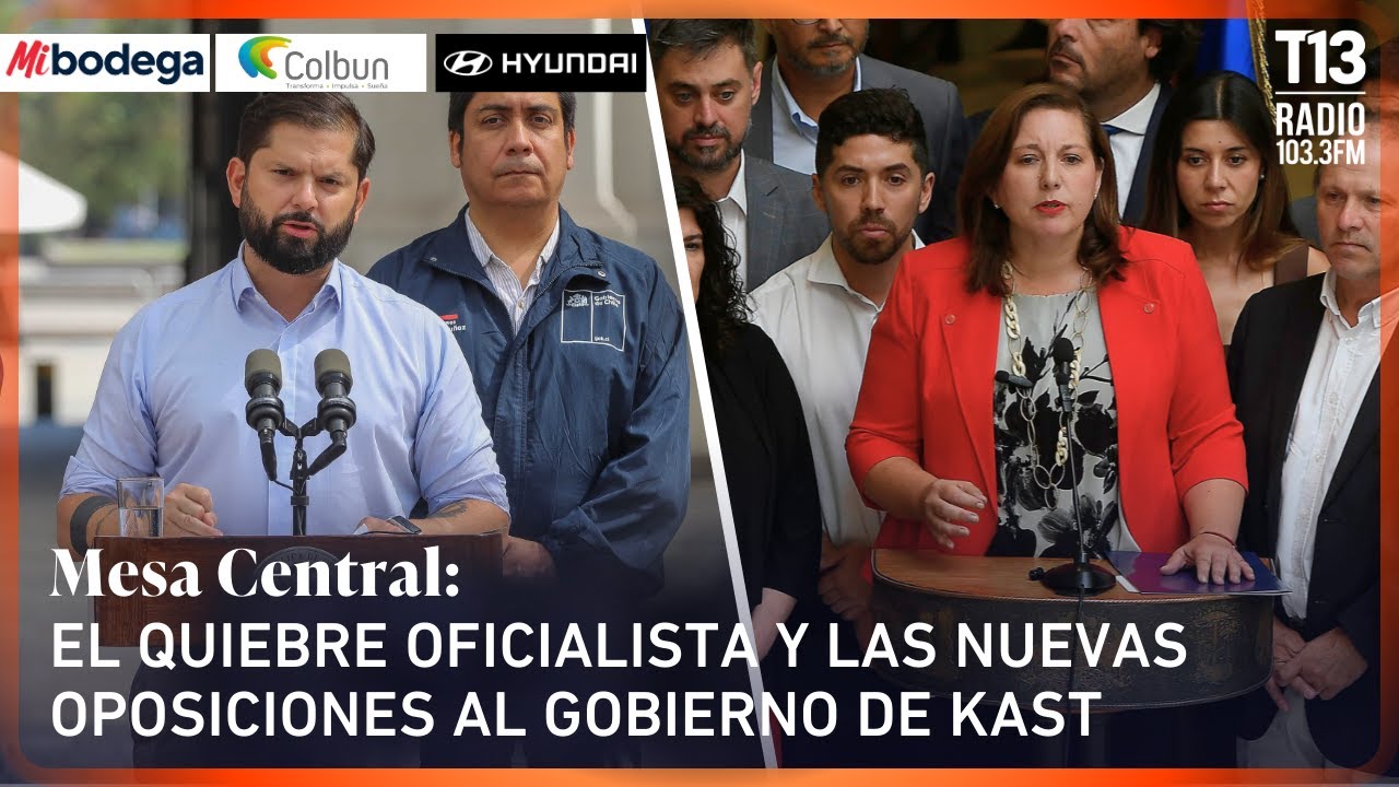 El quiebre oficialista y las nuevas oposiciones al gobierno de Kast | Mesa Central