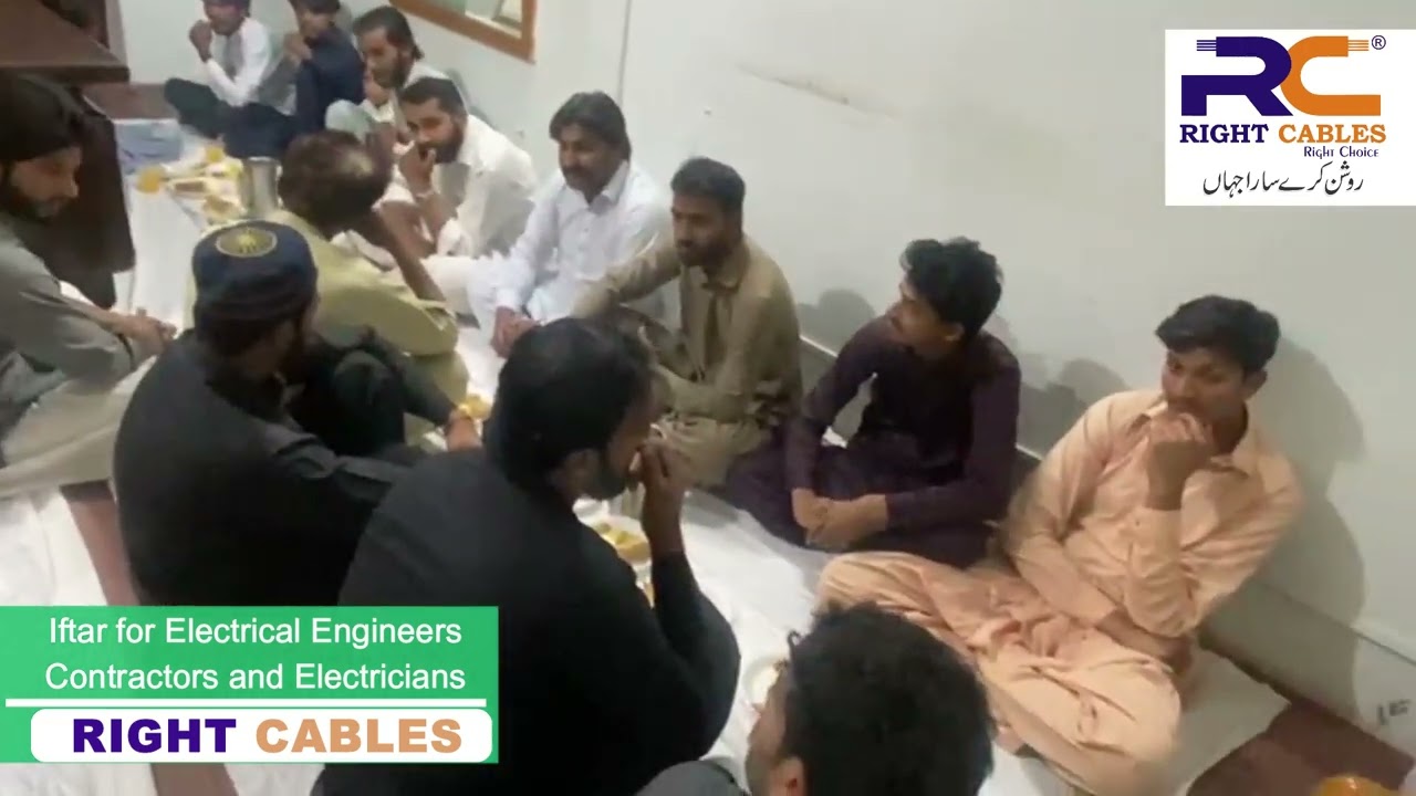 Iftar for Electricians Electrical Engineers and Contractors by Right Cables