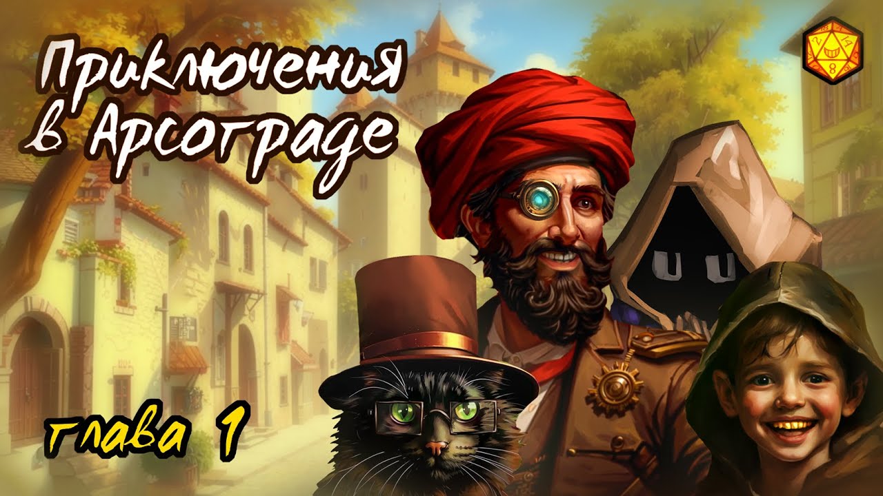 Приключения в Арсограде #1 – Добро Пожаловать в Столицу! | D&D | Подземелья Анимарса