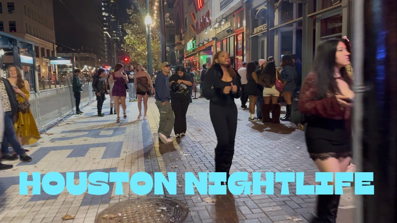 DOWNTOWN HOUSTON NIGHTLIFE | Main St Promenade
