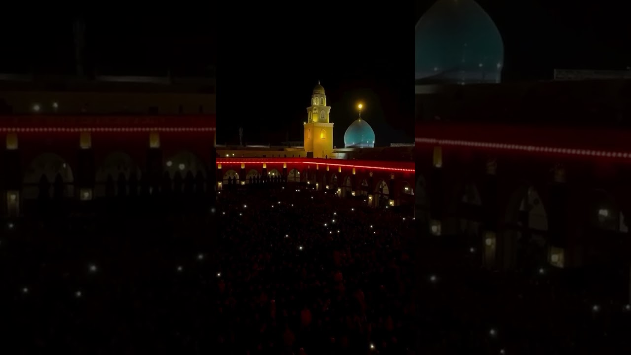 Masjid Al Kufa tonight from the moment of Fajr when Imam Ali (AS) was struck in sujood.