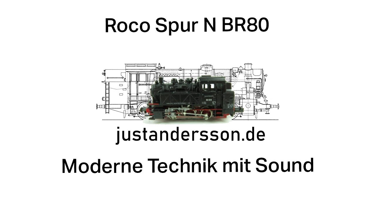 BR80 Spur N Roco darf nun auch moderne Technik erhalten. Soundeinbau f&uuml;r Anf&auml;nger.