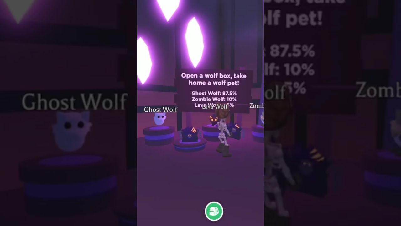 🐺 WOLF BOX // LEGENDARY LAVA WOLF 🌋 // Adopt Me (Roblox) &hearts; #Shorts