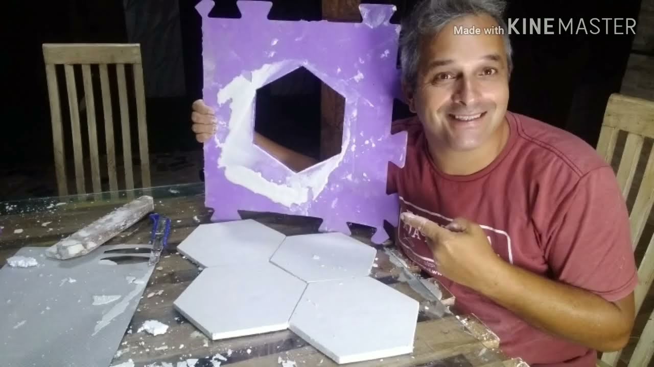 FORMA DE GESSO 3D CASEIRA POR MENOS DE DEZ REAIS - FORMA CASEIRA GESSO 3D COLMEIA-  FAÇA VC MESMO