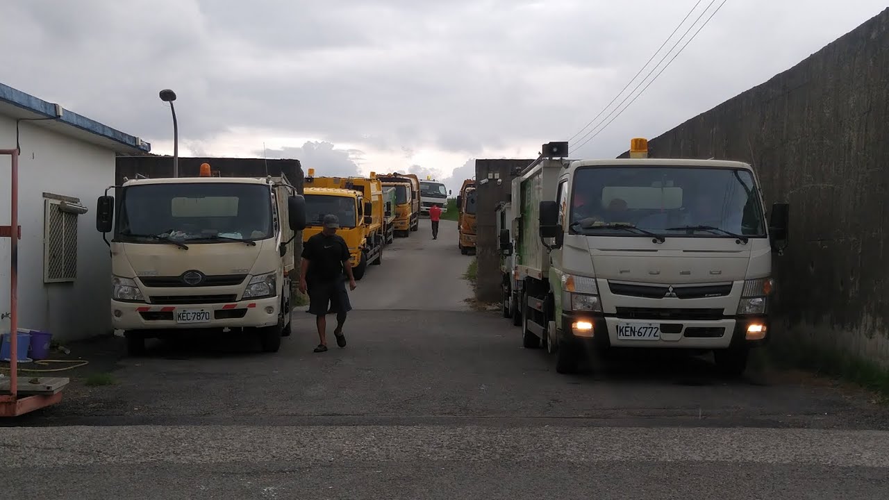 144 雲林縣元長鄉清潔隊垃圾車及回收車出勤實錄