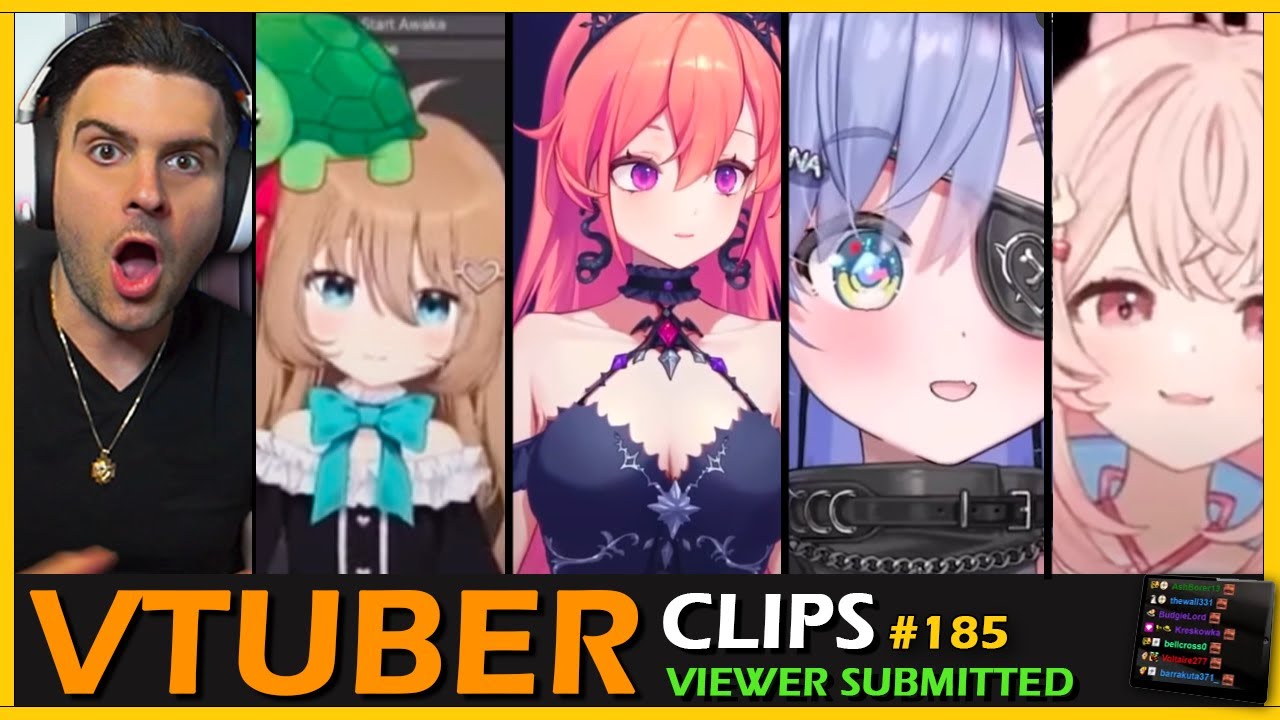 РЕАГИРУЙТЕ и СМЕЙТЕСЬ над клипами VTUBER, которые ВЫ отправляете #185