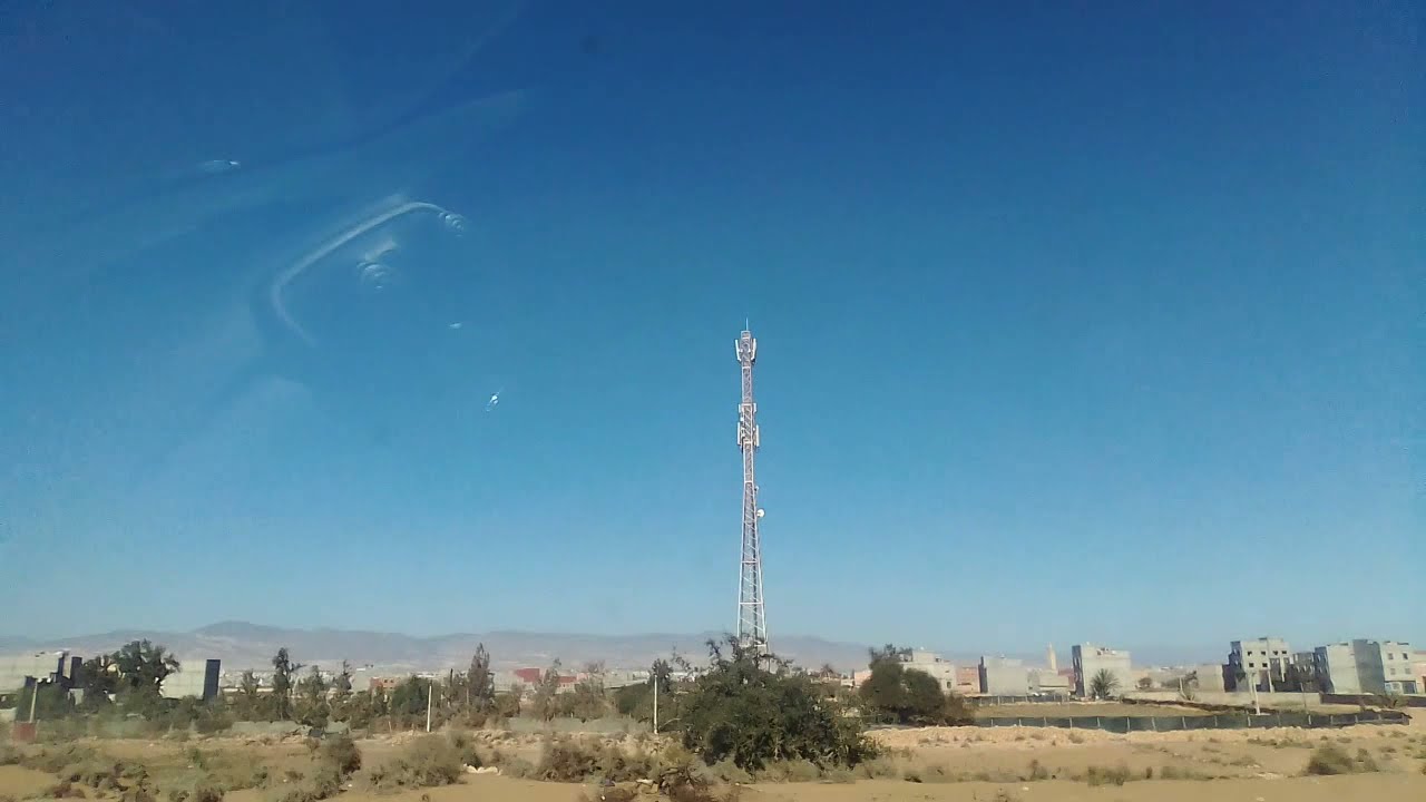 شاهد الطريق من المزار عبر قصبة الطاهر ايت ملول الى انزكان