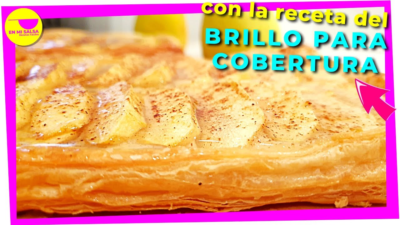 🍏 TARTA de MANZANA con HOJALDRE y CREMA 🤩 ¡Receta de CREMA PASTELERA en MICROONDAS en 7 MINUTOS!