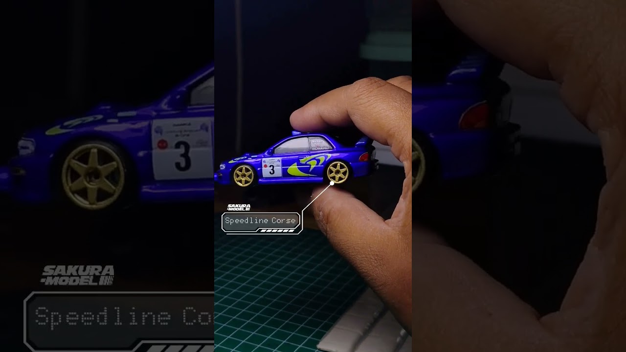 Hotwheels Subaru Impreza 22B with Speedline wheels 🔥🔥🔥