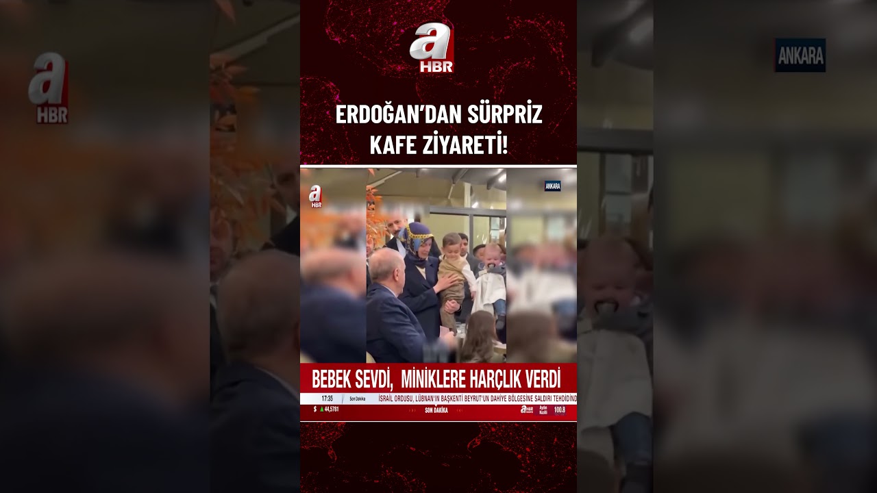 Başkan Erdoğan'dan s&uuml;rpriz kafe ziyareti! | A Haber