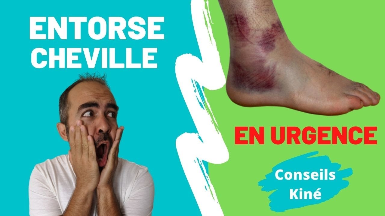 Que faire en cas d'entorse de la cheville : les premiers gestes