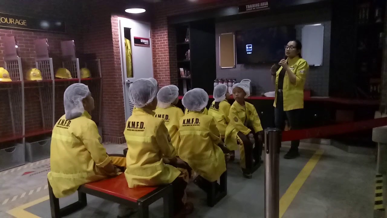 Fireman at kidzania manila