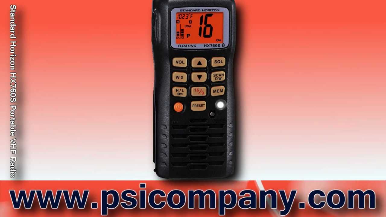 Standard Horizon HX760S Portable VHF Radio: An Overview