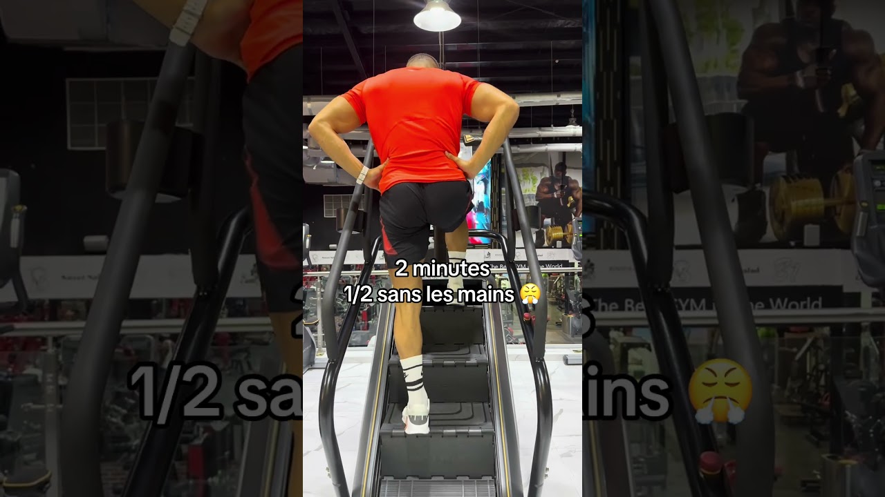 Routine escalier 🔥 #cardio #pertedepoids #salledesport #coachsportif