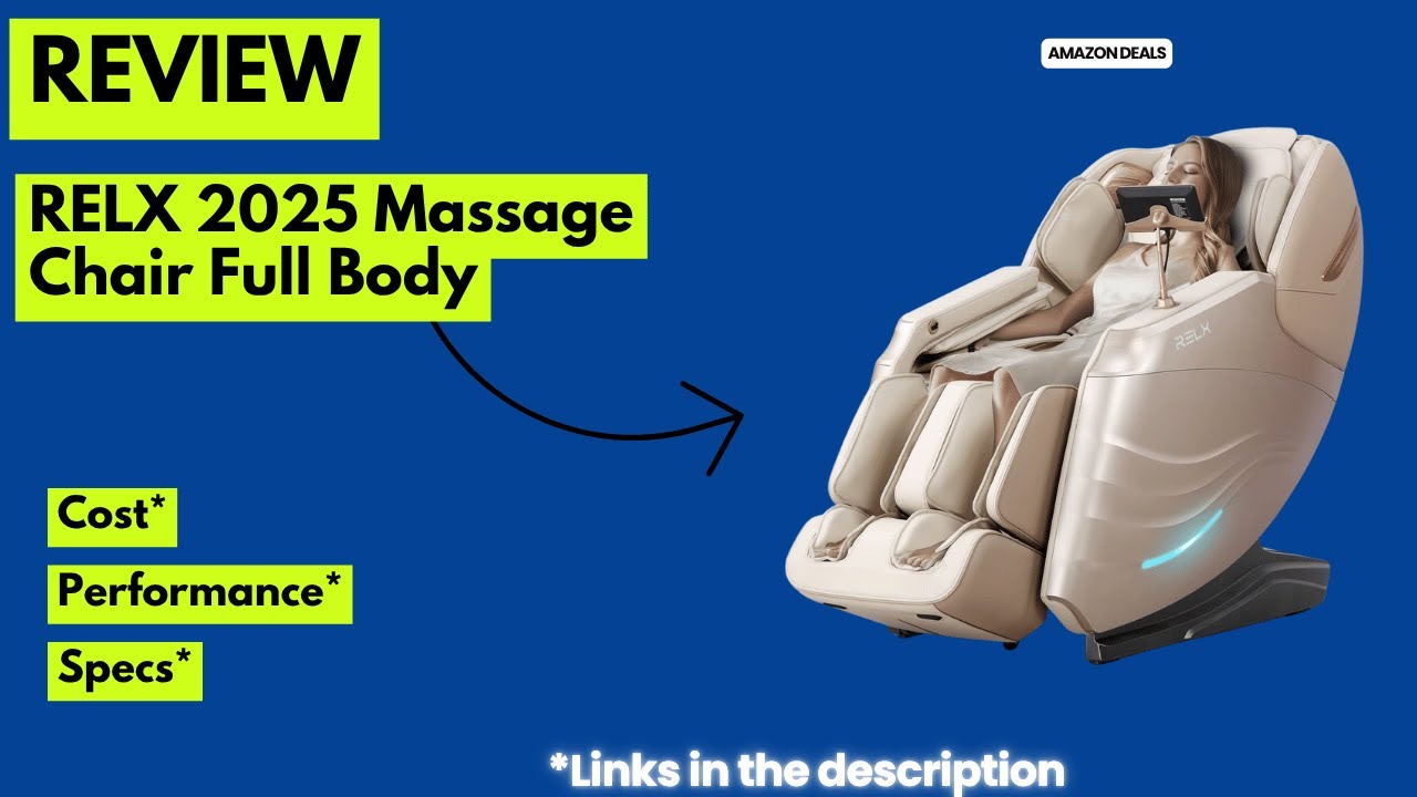 RELX 2025 Massage Chair Review | Full Body Zero Gravity Shiatsu with AI Voice Control & Heat Therapy