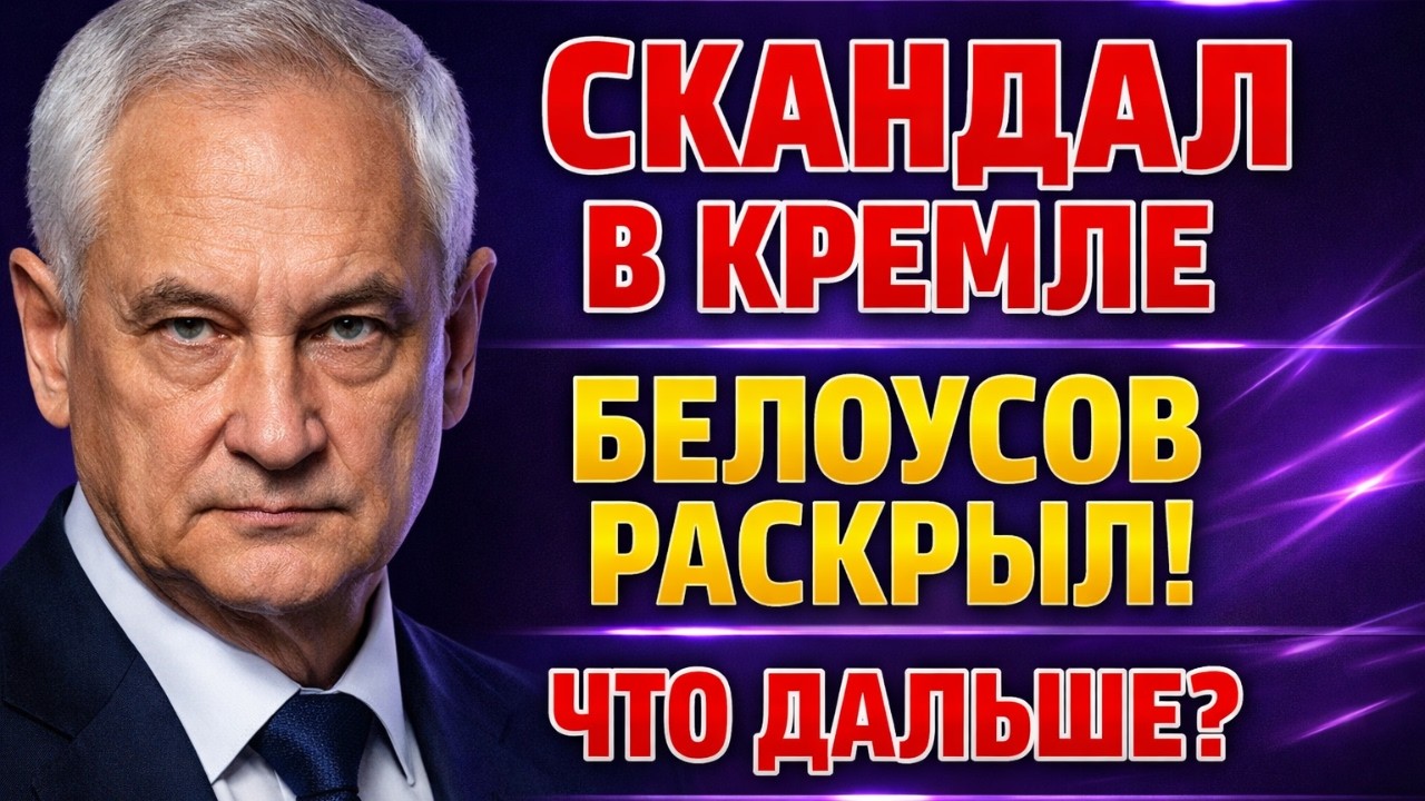 БЕЛОУСОВ ПУБЛИЧНО РАЗНЁС ПЕСКОВА! ЧТО ЭТО МЕНЯЕТ