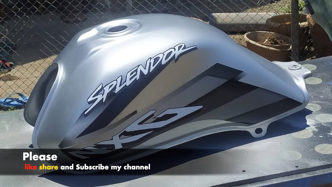 New Hero Honda Splendour NXG petrol tank Full restoration