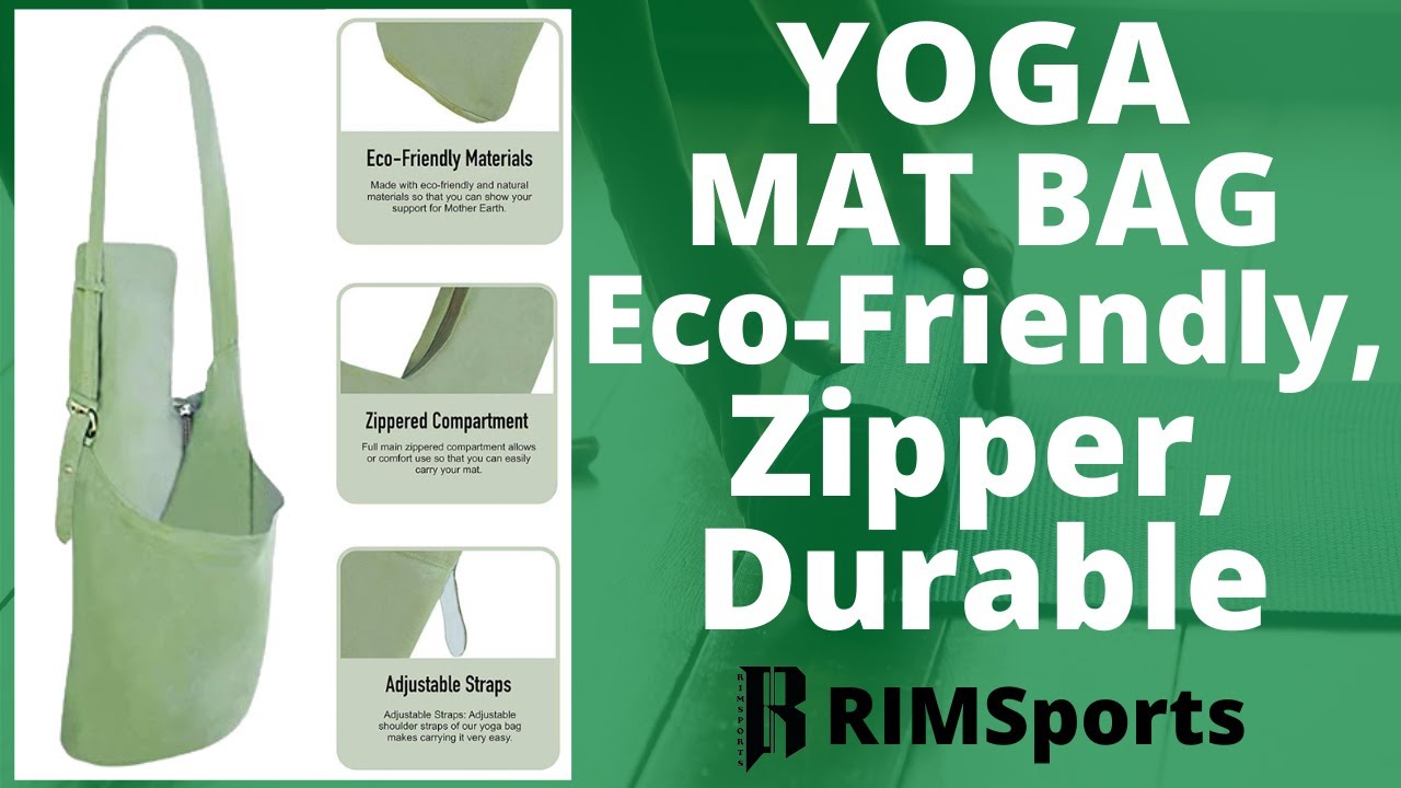 Yoga Mat Bags - Durable, Zipper, Strap & Eco-Friendly | RIMSports