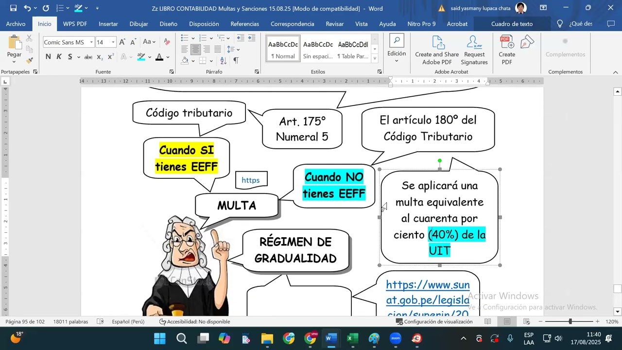 CLASE 011 MULTA POR NO LEGALIZAR LOS LIBROS Y REGISTROS CONTABLES Manual