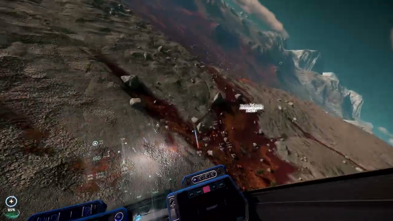 Sabre Surfing - Star Citizen unlim low fly - [4K60, Tobii5, Joysticks]
