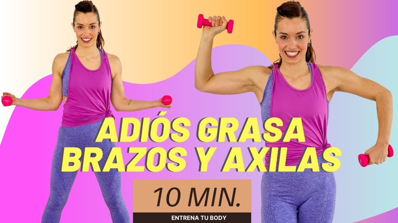 Mejores ejercicios para TONIFICAR BRAZOS 💪🏼  y ELIMINAR grasa de las AXILAS