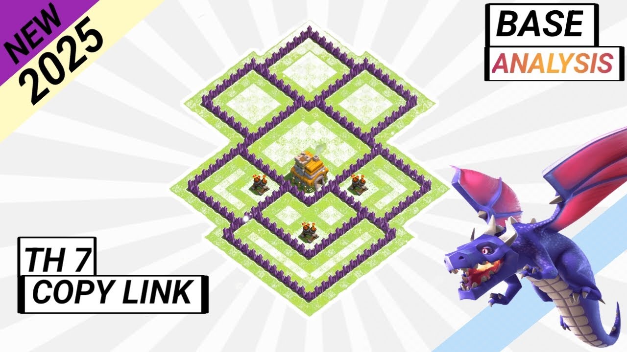 New Ultimate TH7 Hybrid/Trophy[Defence] Base 2025!! Town Hall 7 Hybrid Base Design - Clash Of Clans