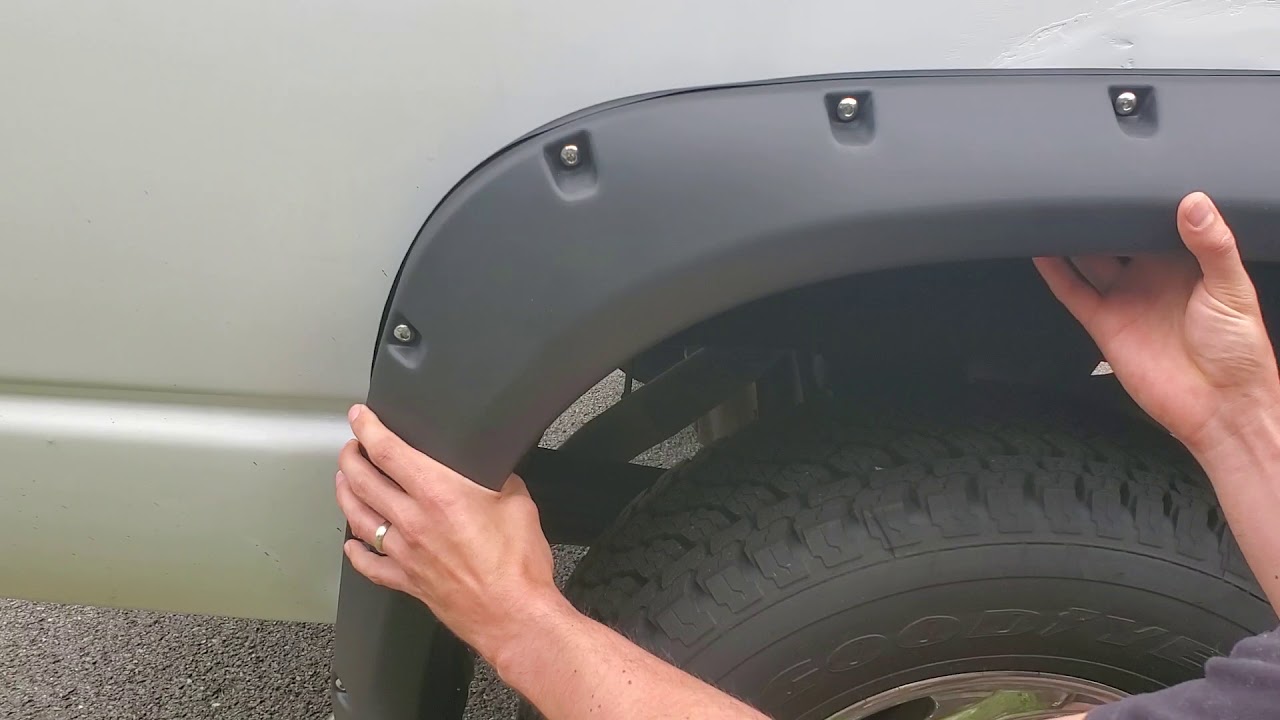 How to put Fender Flares on a 2003 Dodge Ram 2500.