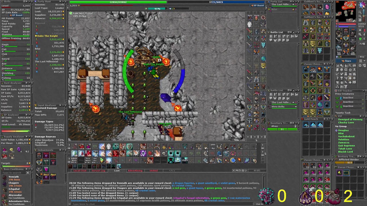 TIBIA Ferobra em Chamas